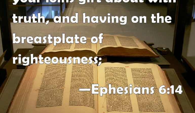 Ephesians 6:14 Bible Study (3/22/24) Pastor Greg Tyra